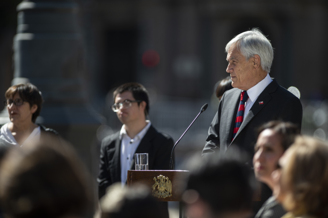 Presidente Piñera conmemora los 70 años de la Declaración Universal de los Derechos Humanos: Nuestro compromiso también se expresa en fortalecer la democracia, las instituciones, las libertades