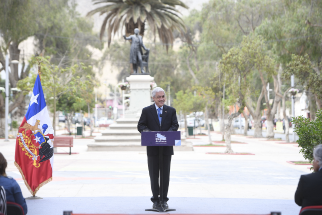Presidente Piñera presenta Plan Regional de Atacama: El objetivo es recuperar ese ímpetu, dinamismo y liderazgo que la región demostró ser capaz de desarrollar