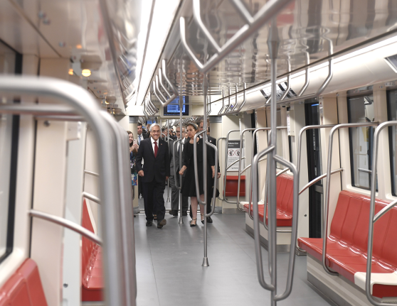 Presidente Piñera inaugura Línea 3 que va de Quilicura a La Reina: El Metro es una muy buena expresión de la misión de mejorar la calidad de vida de todos y hacerlo de forma sustentable