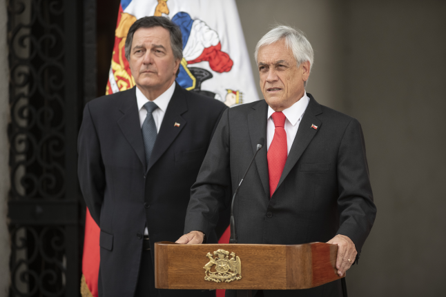 CHILE: Presidente Piñera: Junto a otros países, el Gobierno de Chile reconoce como presidente encargado de Venezuela a Juan Guaidó y queremos manifestarle nuestro total apoyo en su misión de recuperar la democracia y las libertades en un país hermano