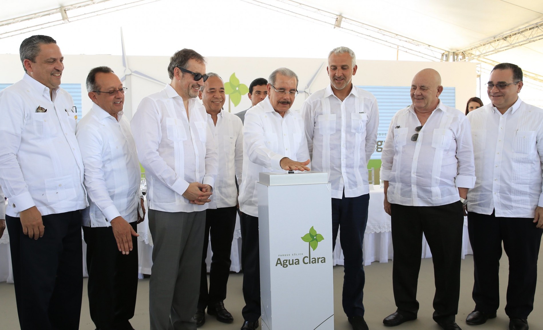 REPÚBLICA DOMINICANA: Más energía limpia: Danilo Medina asiste a inicio operaciones Parque Eólico Agua Clara, que aportará 50 MW al Sistema Eléctrico Nacional