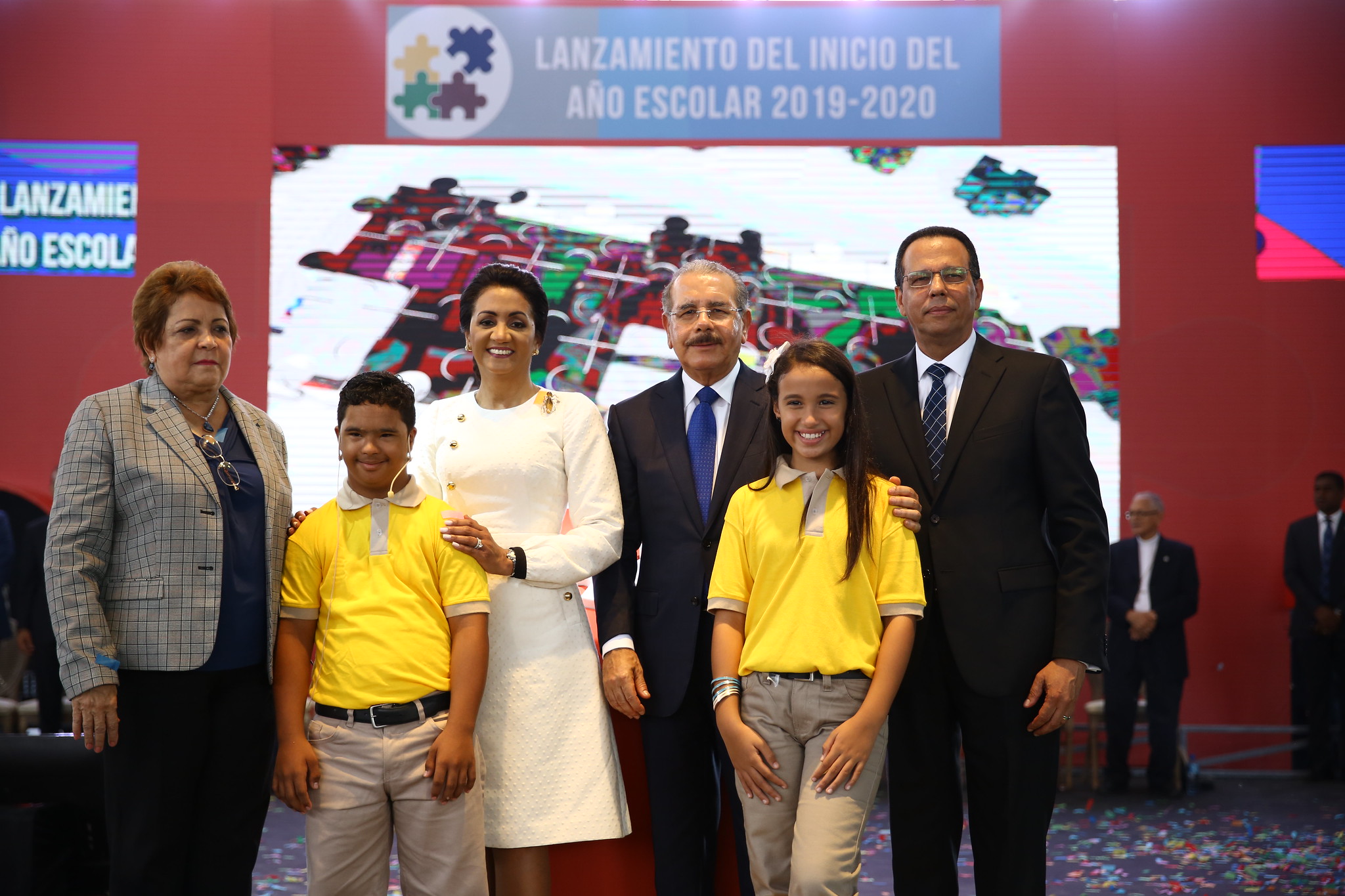 REPÚBLICA DOMINICANA: Inicia año escolar 2019-2020 con casi tres millones de estudiantes; presidente Danilo Medina encabeza emotivo acto en Santiago