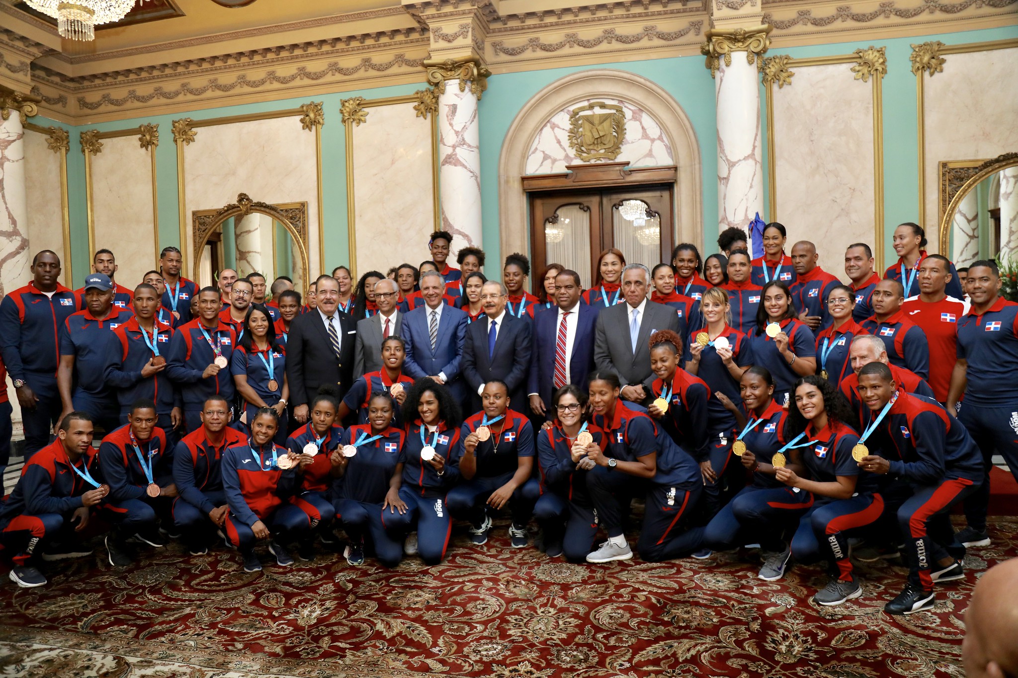 REPÚBLICA DOMINICANA: Cumplieron su misión: Danilo recibe en Palacio Nacional a medallistas Lima 2019, artífices mejor participación RD en Juegos Panamericanos