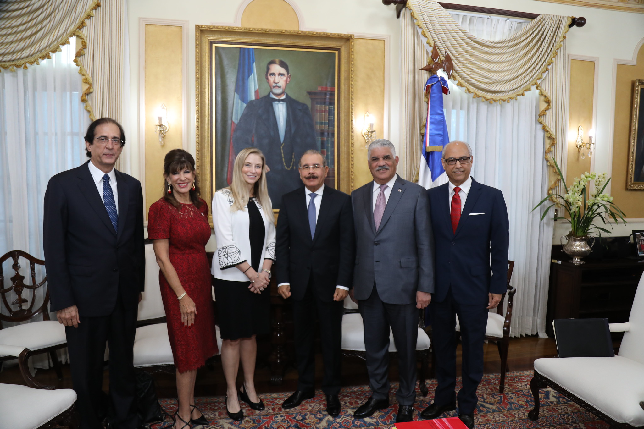 REPÚBLICA DOMINICANA: Presidente Danilo Medina recibe a subsecretaria Departamento Estado de Estados Unidos, Cindy Kierscht