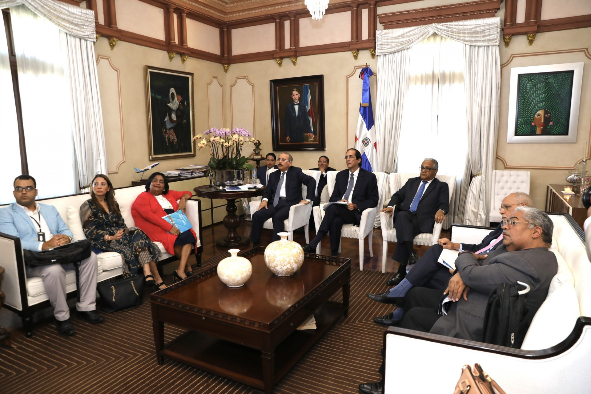 REPÚBLICA DOMINICANA: Presidente Danilo Medina se reúne con autoridades sector salud, para evaluar medidas de protección población dominicana ante coronavirus