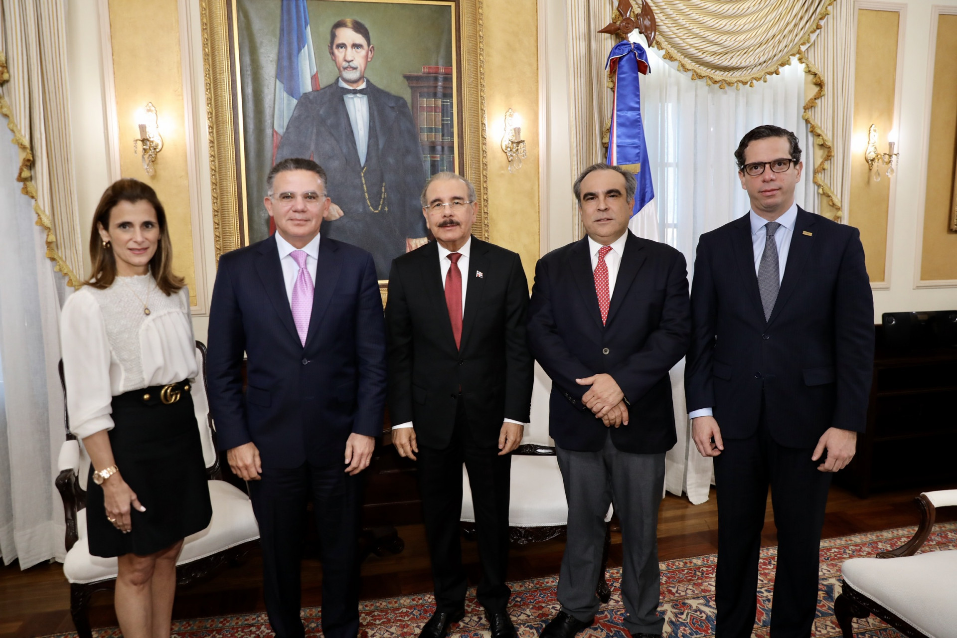 REPÚBLICA DOMINICANA: Presidente Danilo Medina recibe en Palacio Nacional a directivos del CONEP y de la AIRD