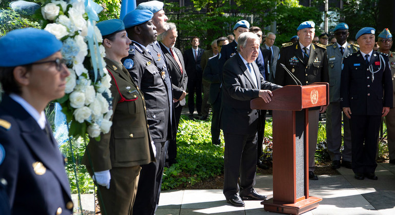 La ONU honra a sus héroes que perdieron la vida en operaciones de paz