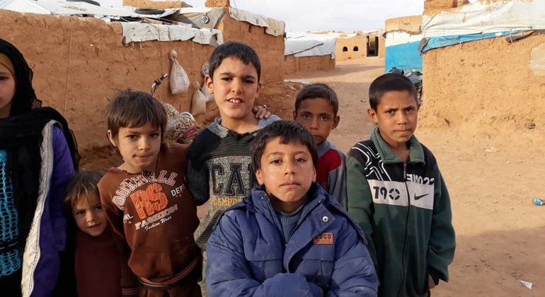 La hambruna se cierne sobre un campamento de desplazados sirios