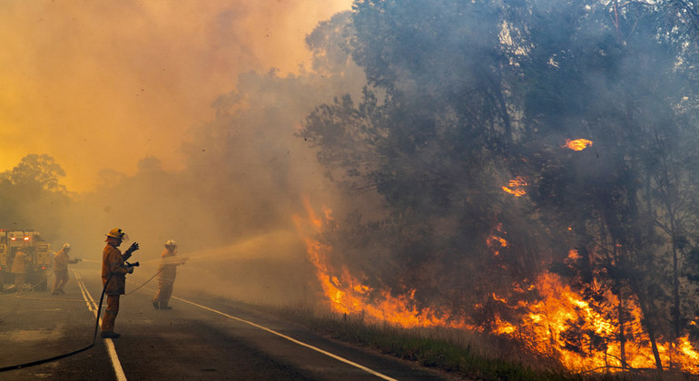 Australia tiene cada vez más días propicios para incendios 