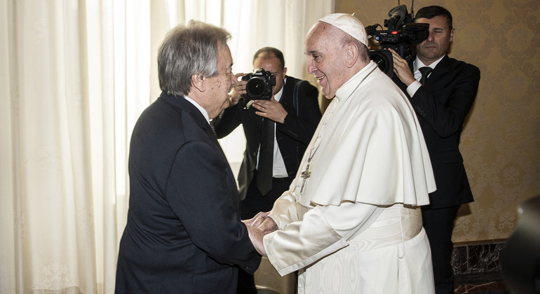 Guterres y el Papa Francisco llaman a la humanidad a proteger el planeta