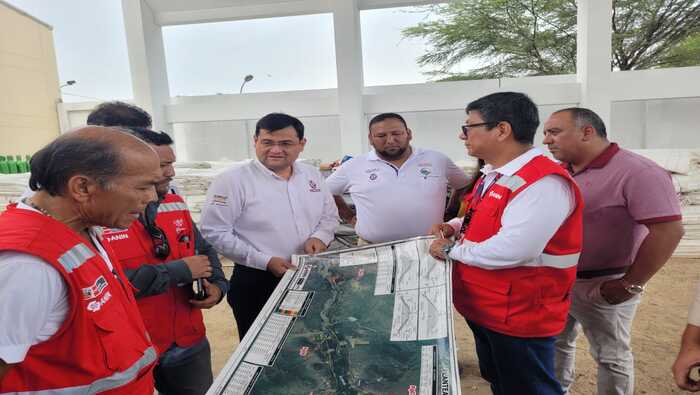 GORE Lambayeque y ANIN refuerzan medidas preventivas con la entrega de 1,000 geobolsas y acciones coordinadas tras visita del Premier