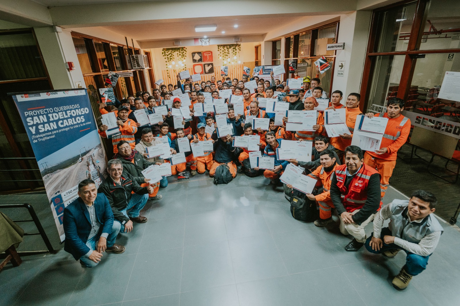 MTPE otorgó Certificado de Competencias Laborales a trabajadores del sector construcción en Trujillo