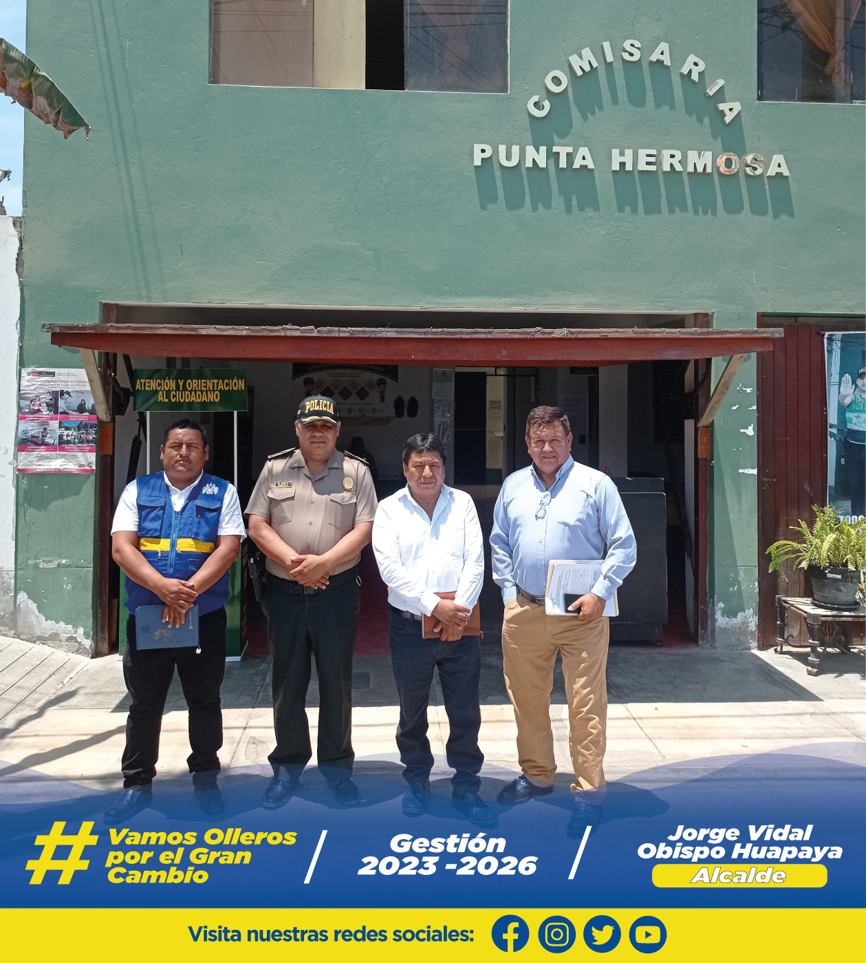 Reunión de Coordinación en Comisaria de Punta Hermosa