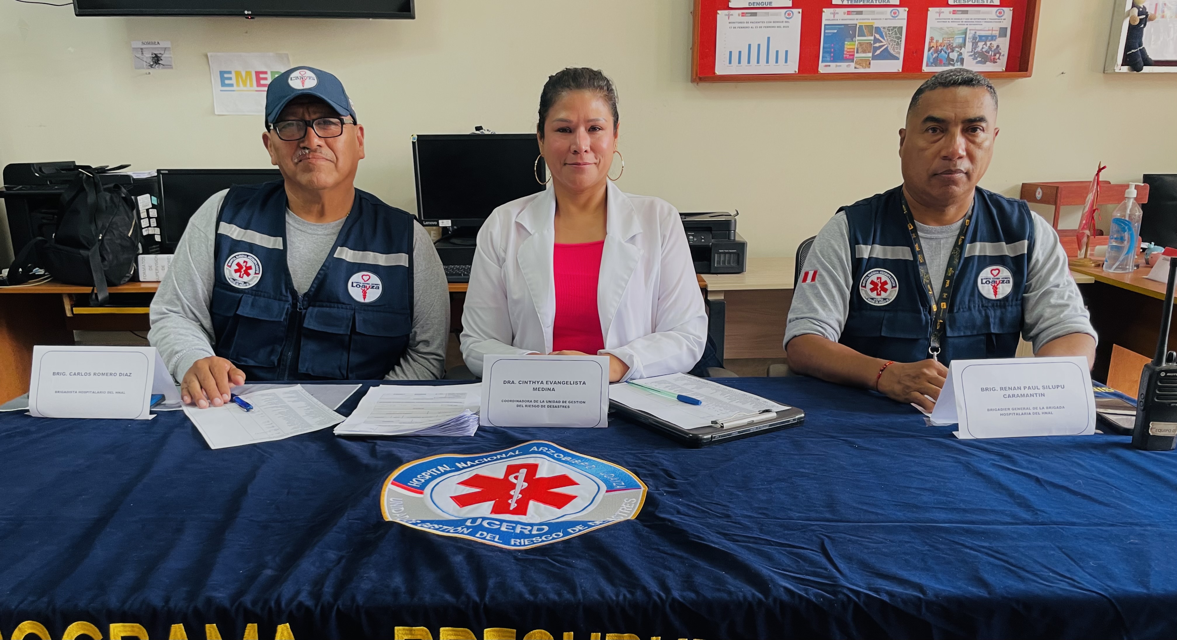 Evaluación de Postulantes a Brigadistas Hospitalarios 2025 en el Hospital Nacional Arzobispo Loayza