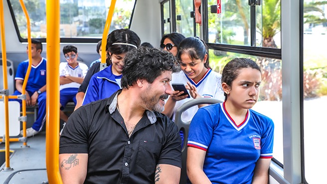 ¡Vamos al cole sin acoso! MTC lanza iniciativa contra el asedio en el transporte público