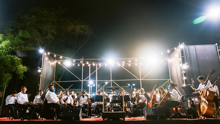 La sinfónica de Piura entrega una inolvidable noche musical en el parque Néstor Martos