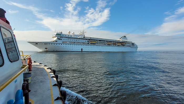 Arequipa: Se realiza control migratorio a más de mil pasajeros y tripulantes de crucero internacional