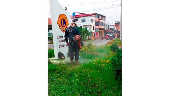 Continuamos trabajando en la ciudad de Tarapoto.