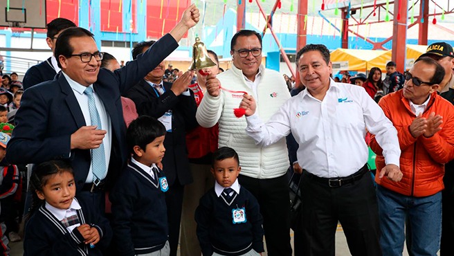 Minsa: más de 500 alumnos de la I.E. Warma Kuyay de Andahuaylas iniciaron el año escolar 2025
