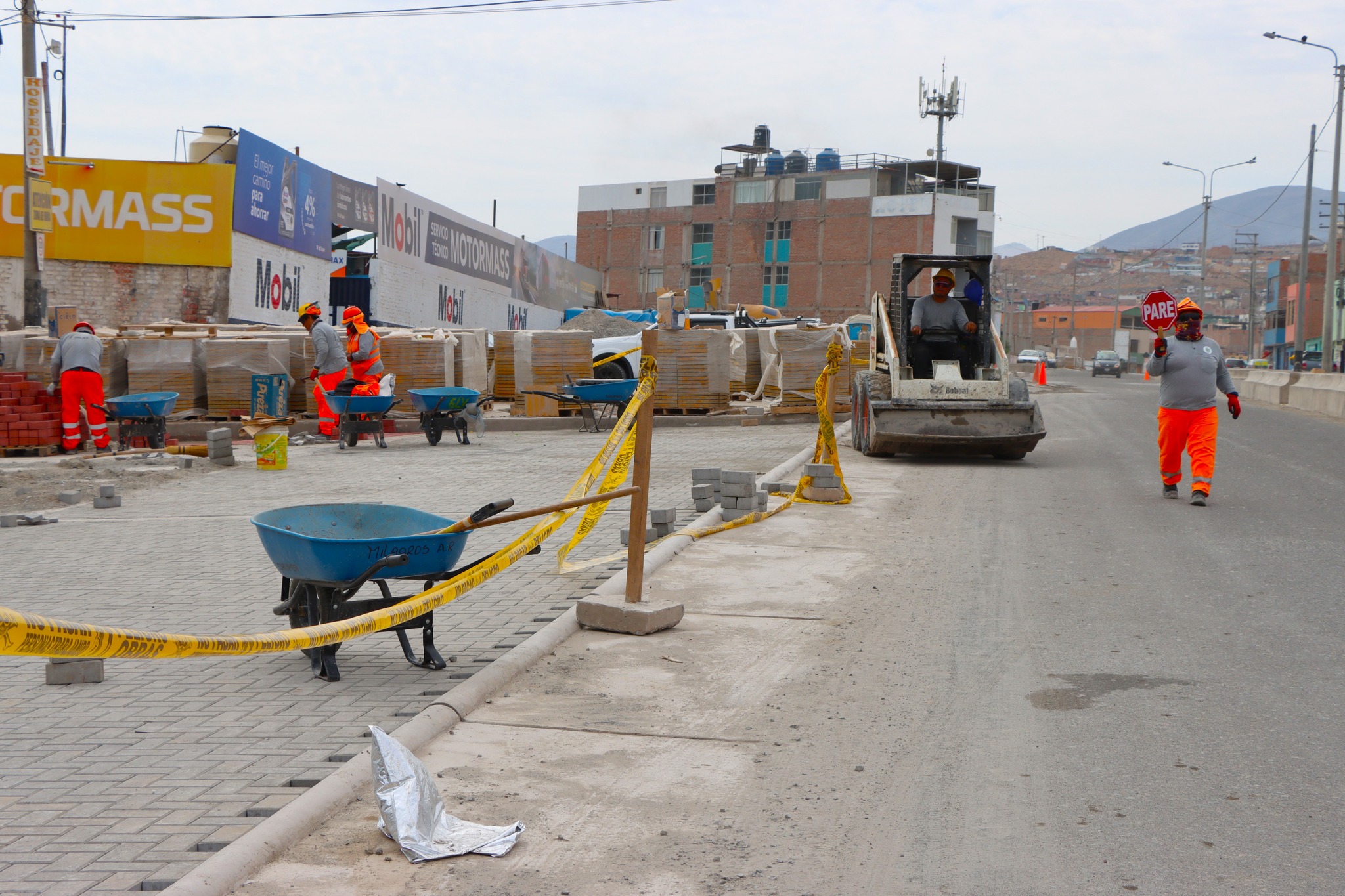 Obra de Mejoramiento de la Transitabilidad en la Av.Panamericana sigue adelante 🚧🏁👷‍♀️