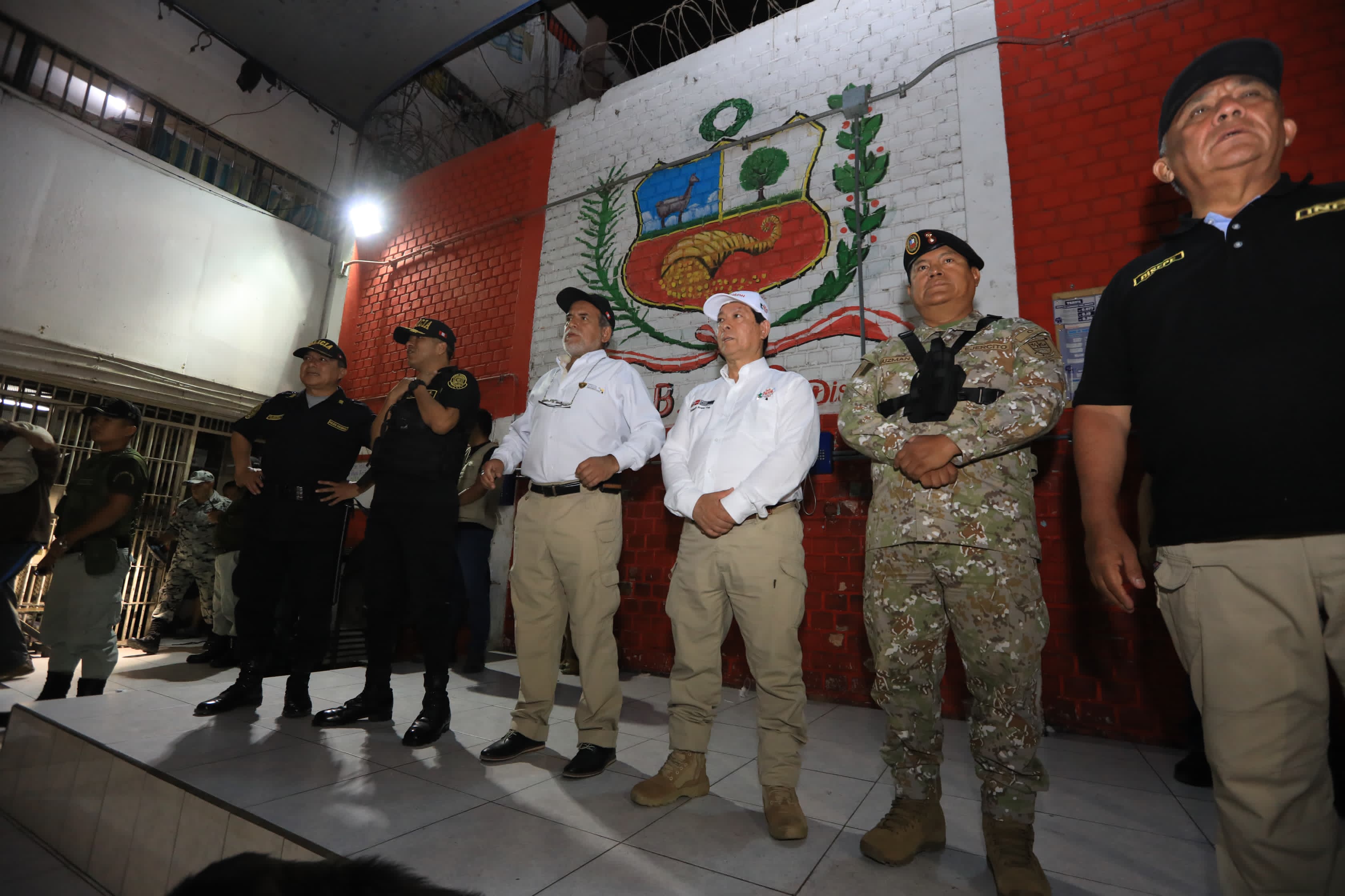 MINJUSDH, INPE, Policía Nacional y Ejército Peruano ejecutaron megaoperativo simultáneo en diversos penales de Lima