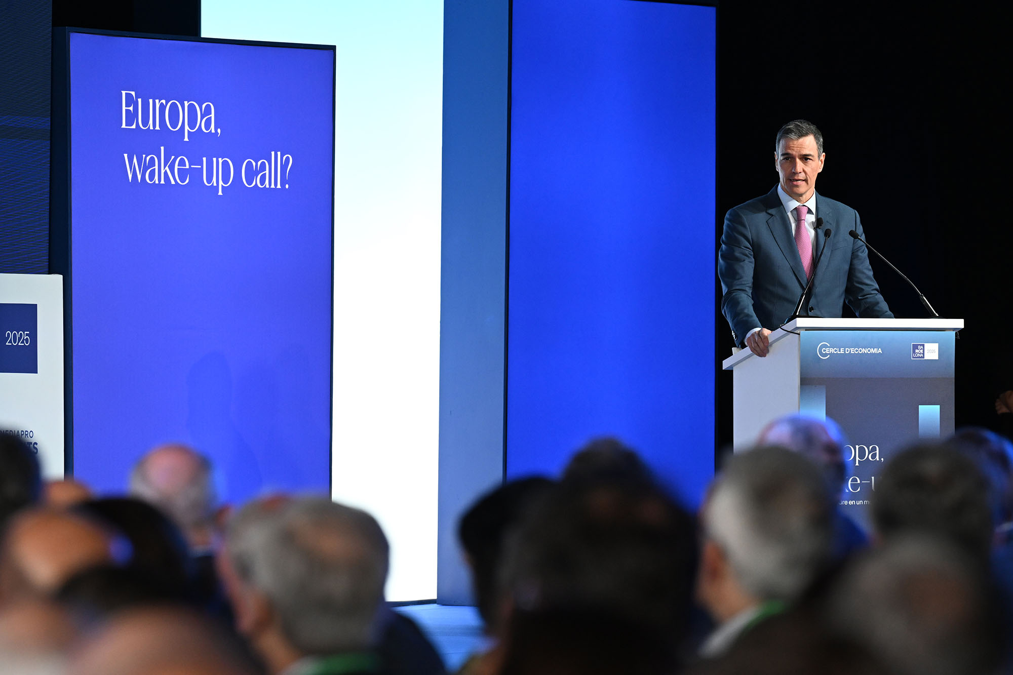 Pedro Sánchez: "Europa tiene que despertar de una vez por todas" y "pasar de las palabras a los hechos"