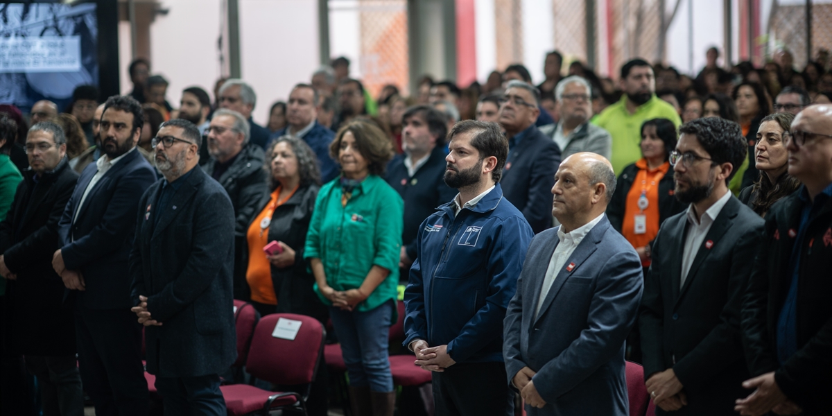 Presidente de la República, Gabriel Boric Font, Participa en el Aniversario 37° de la Central Unitaria de Trabajadores y Trabajadoras (cut)