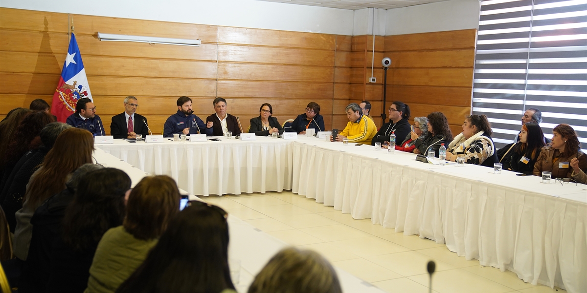 Presidente de la República, Gabriel Boric Font, Encabeza Encuentro con Comité Policial de Seguridad Pública y Vecinos de Lo Prado