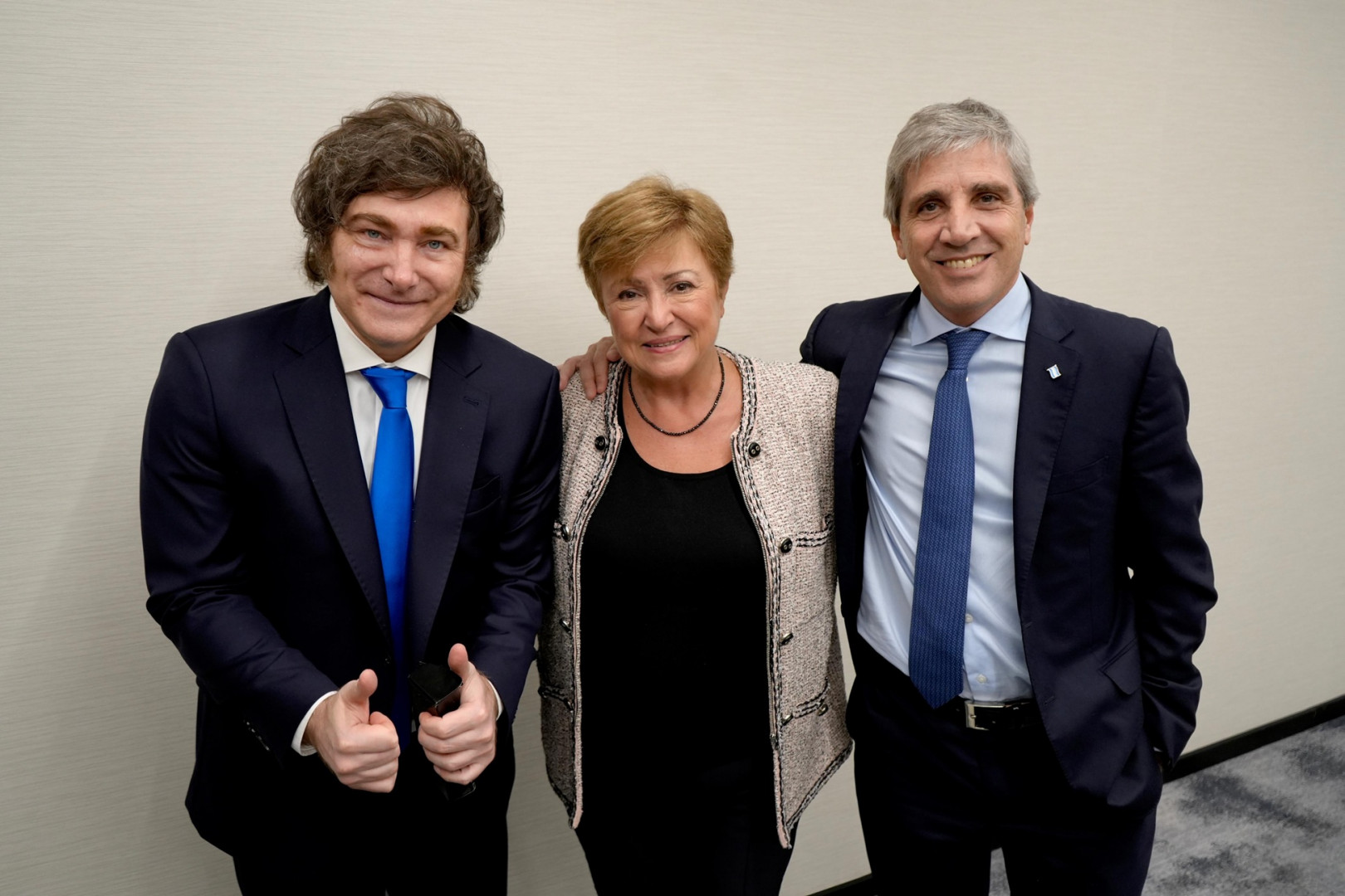Milei se reunió con la Directora Gerente del FMI, Kristalina Georgieva