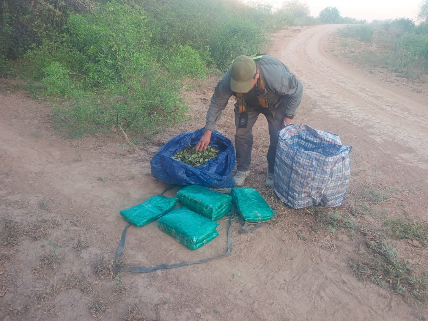 Formosa: incautan 50 kilos de hojas de coca durante patrullas en caminos secundarios