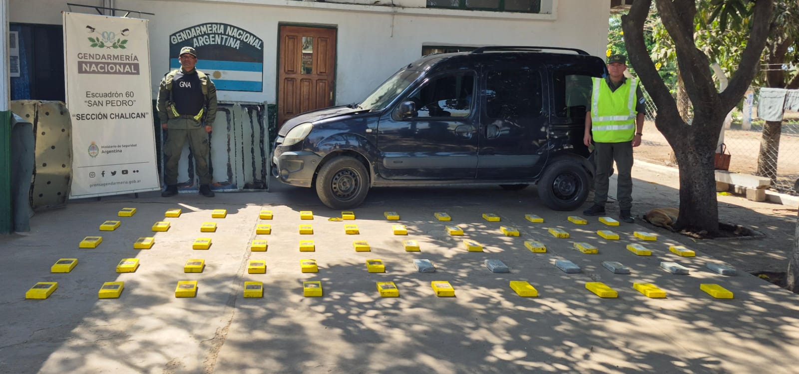 Jujuy: decomisan más de 61 kilos de cocaína ocultos en un vehículo