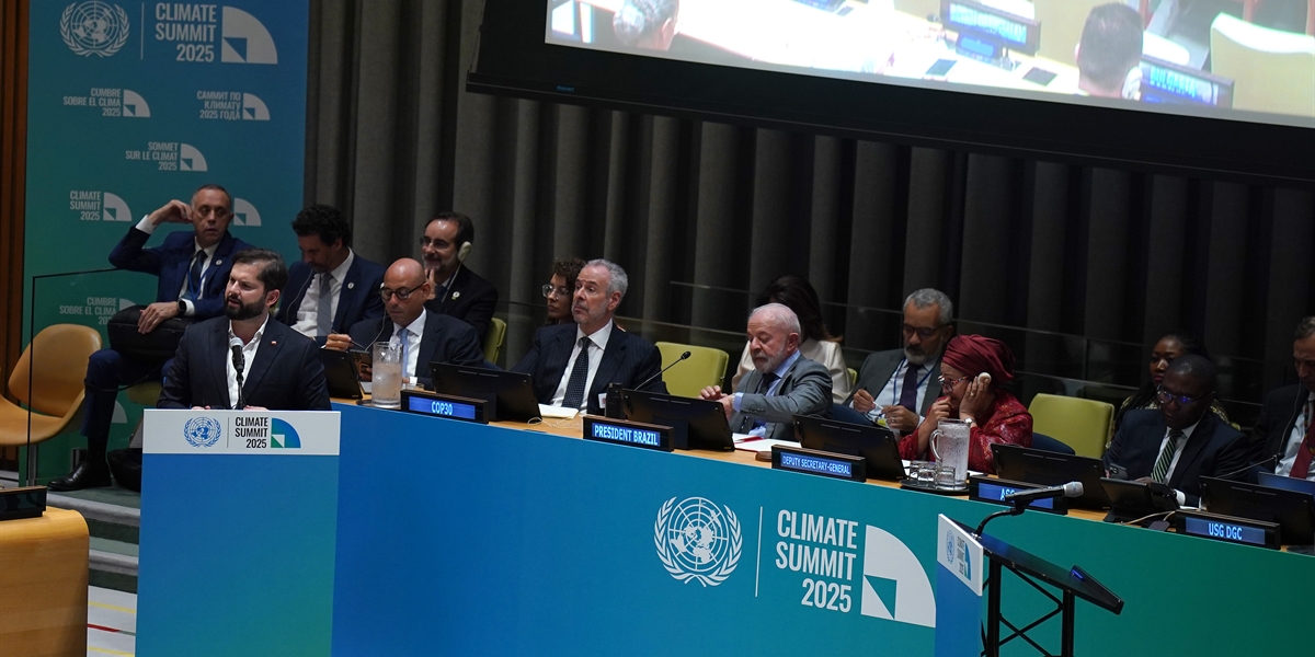 Gabriel Boric asiste a la Cumbre sobre el Clima 2025