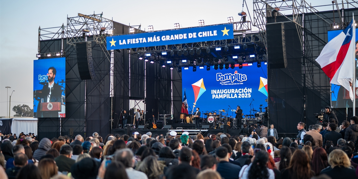 Presidente Gabriel Boric asiste a la inauguración de la Fiesta de La Pampilla 2025