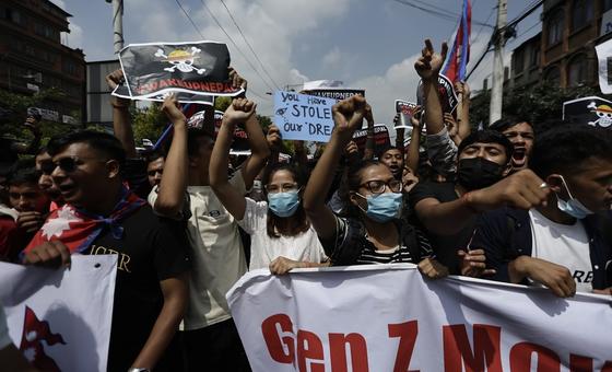 ONU llama a garantizar el ejercicio seguro y pacífico de los derechos democráticos en Nepal