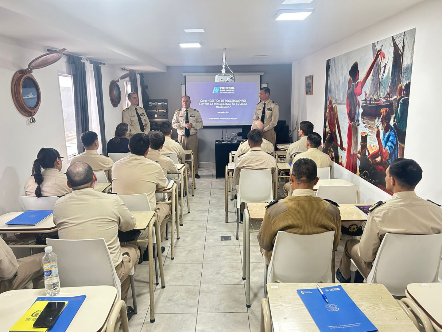Concluyó curso sobre gestión de procedimientos contra la pesca ilegal en espacios marítimos