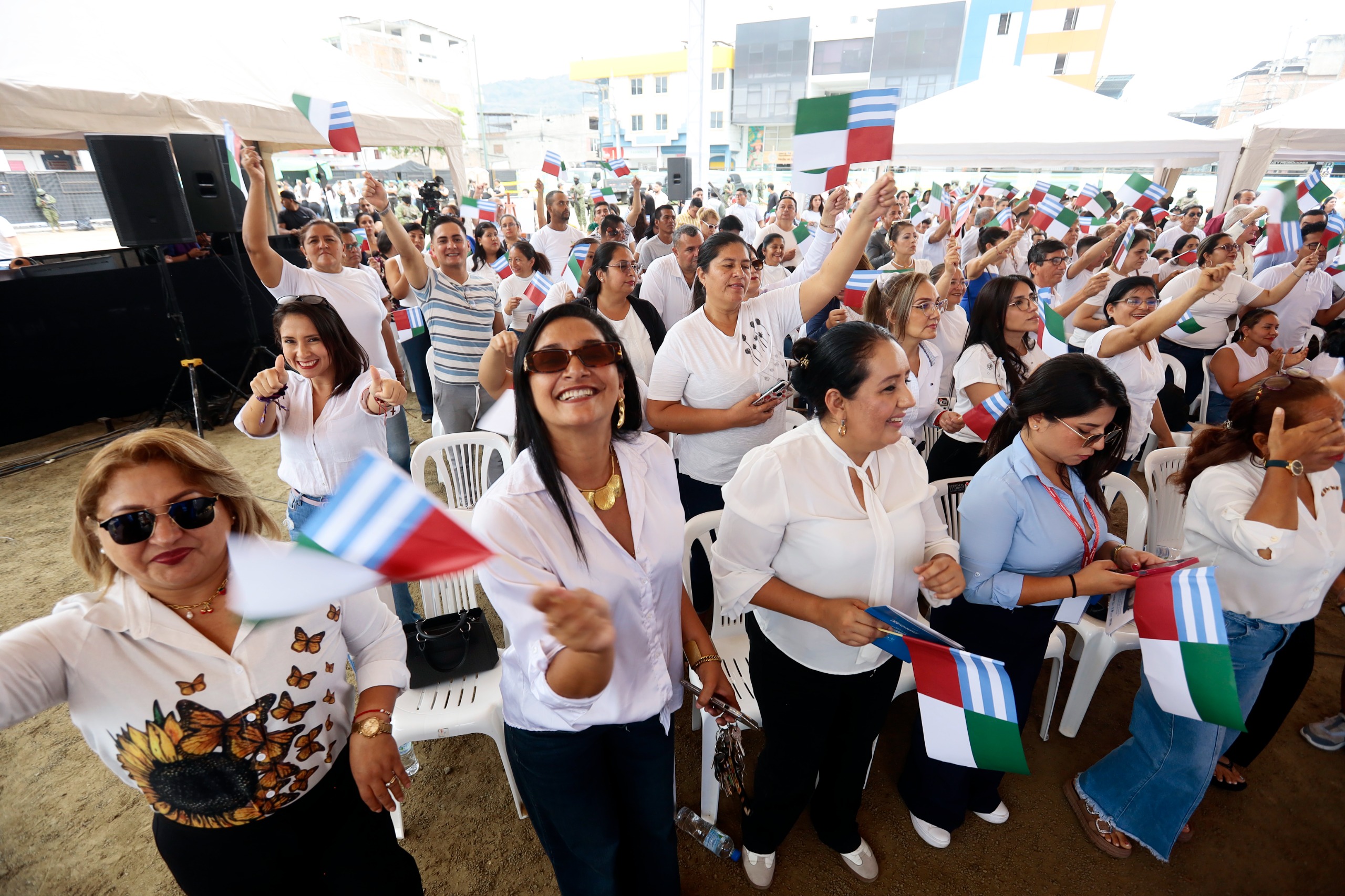 Presidente Noboa inicia reconstrucción de la Plaza Memorial San Gregorio en Portoviejo tras nueve años de espera