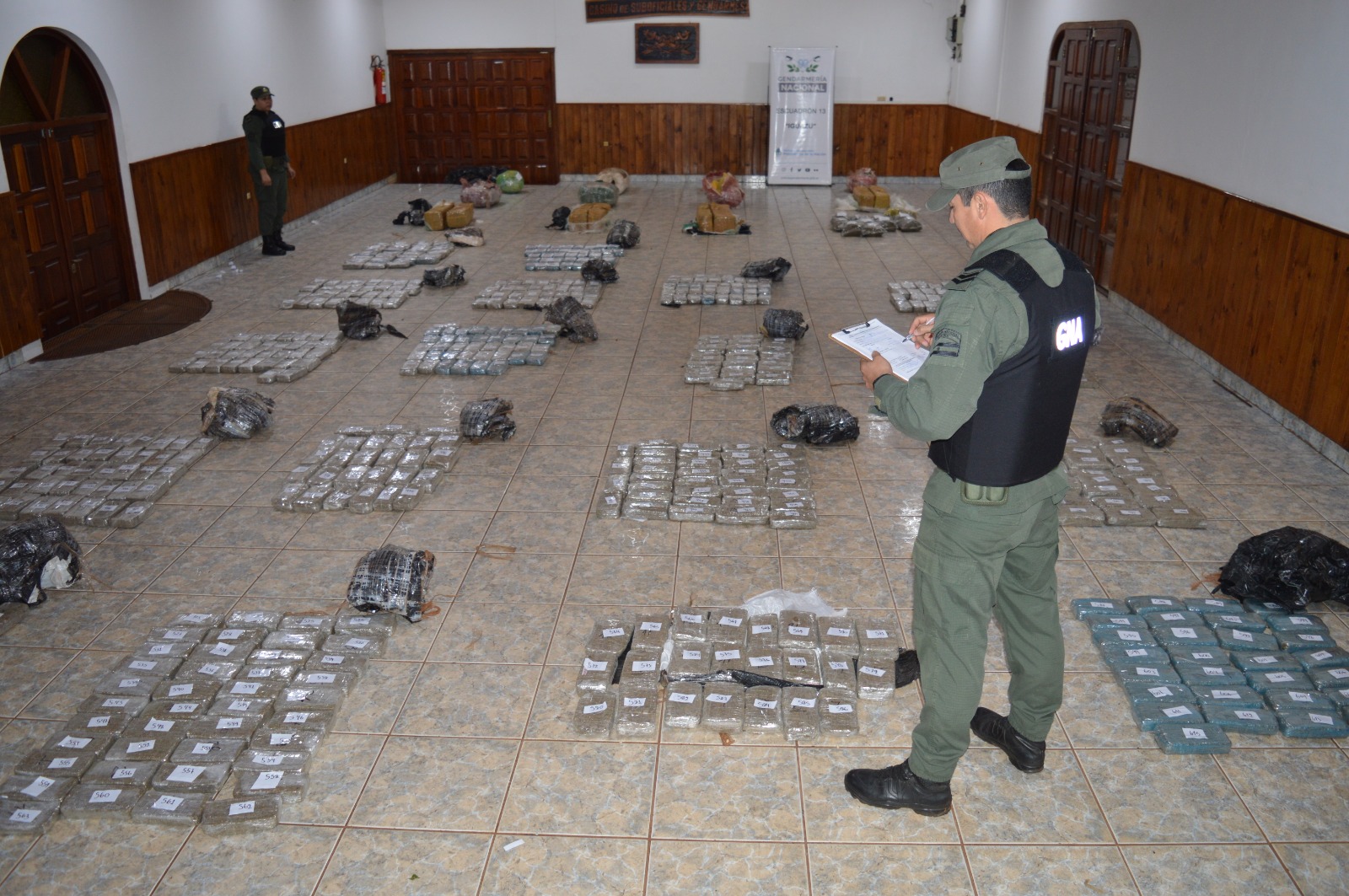 Misiones: decomisan 529 kilogramos de marihuana tras patrullaje policial