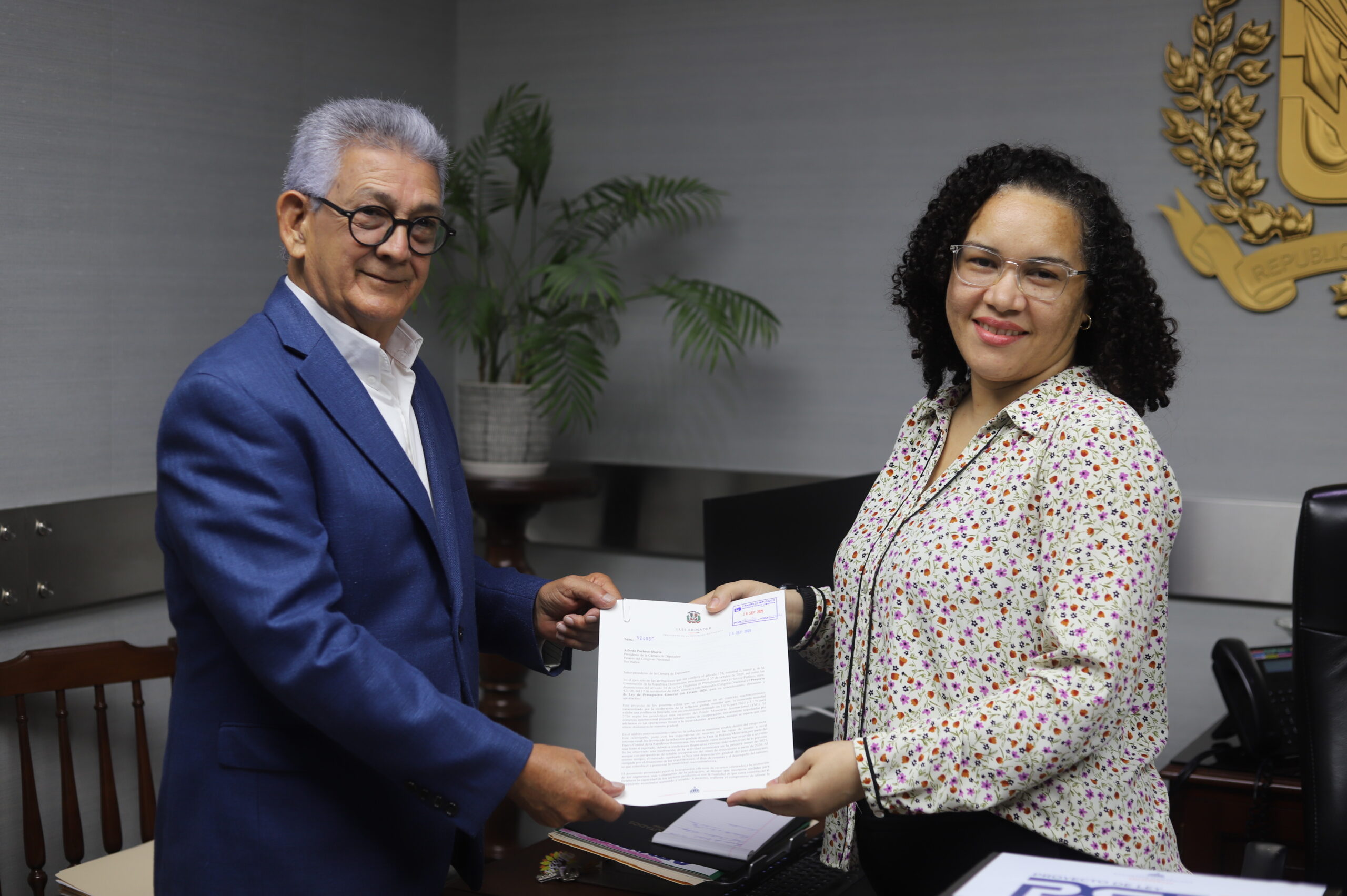Poder Ejecutivo remite Congreso Nacional proyecto de Ley de Presupuesto General del Estado 2026