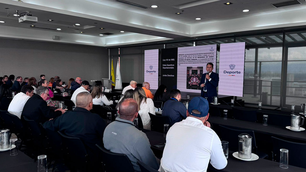Más de 145 delegados definen hoja de ruta para el futuro del deporte en Colombia