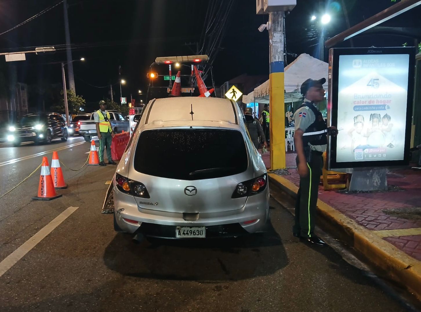 Digesett realiza operativo de alcoholimetría en la avenida Venezuela para fortalecer seguridad vial