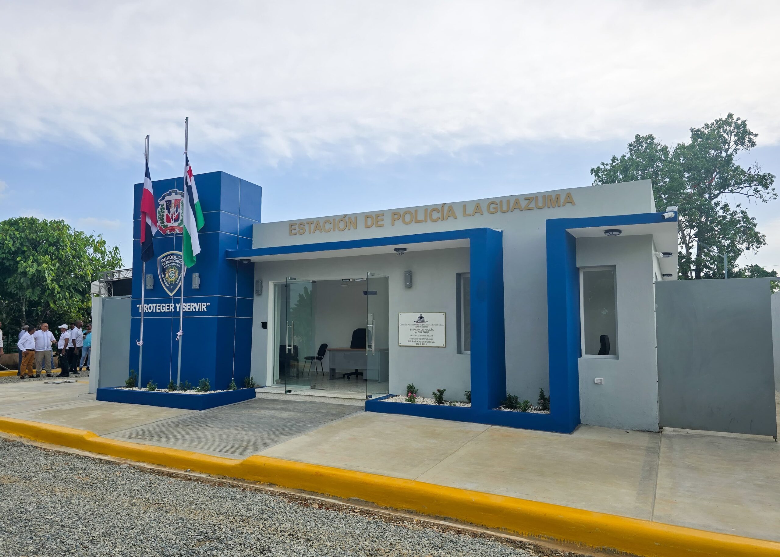 Gobierno inaugura estación de policía La Guázuma en Peralvillo, Monte Plata