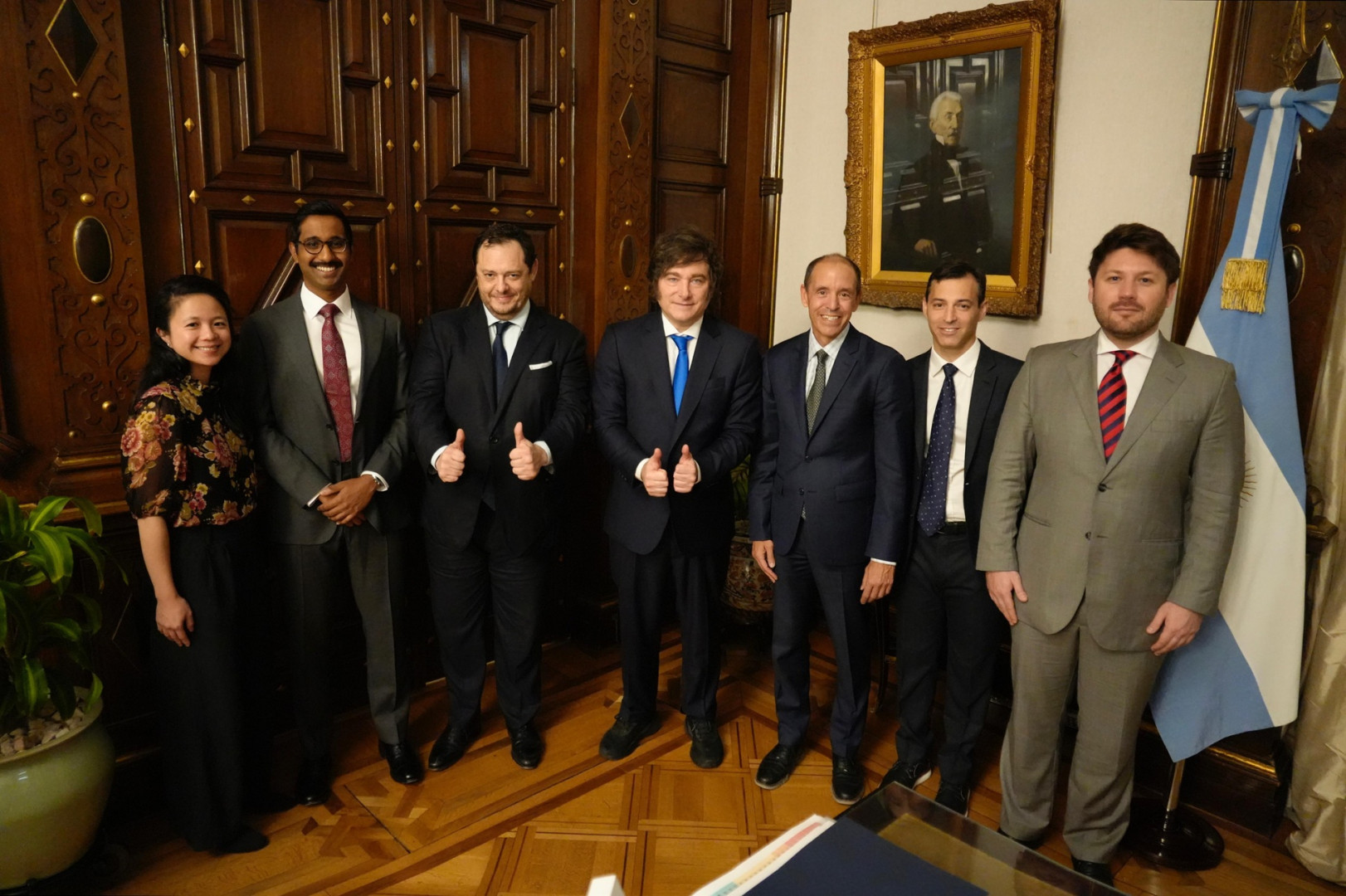 Milei recibió a representantes de OpenAI en Casa Rosada