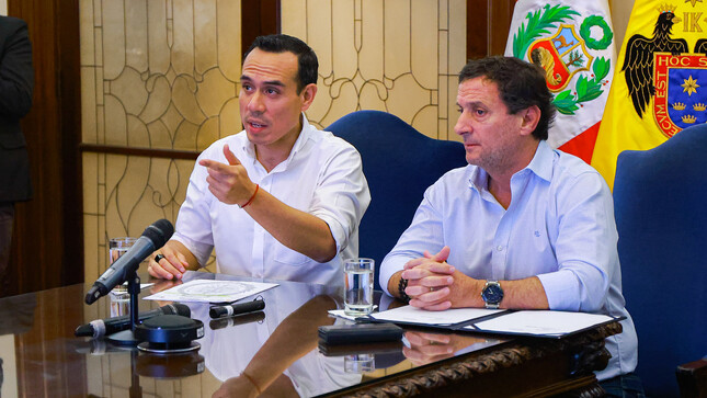 Presidente José Jerí Oré se reúne con alcalde de Lima para coordinar acciones de seguridad ciudadana en la capital