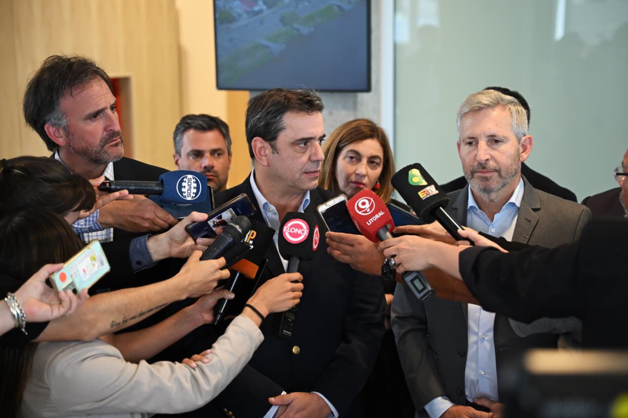 Catalán mantuvo agenda de trabajo junto a Frigerio en Entre Ríos