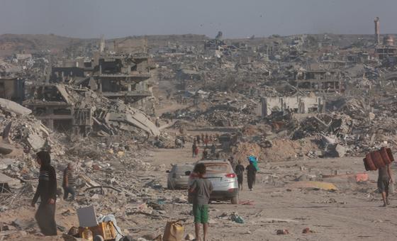 Gaza: restricciones a la ayuda contradicen el alto el fuego; la autodeterminación, camino hacia la paz