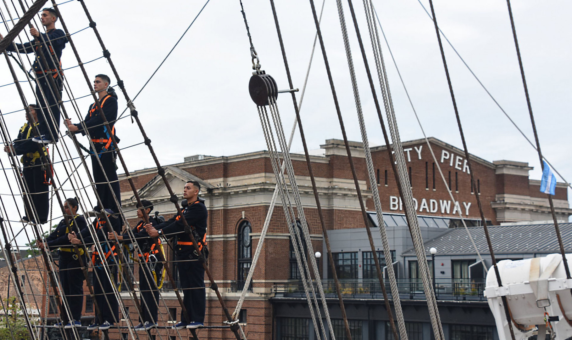 Fragata ARA Libertad llega a Baltimore tras cruzar el Mar Caribe