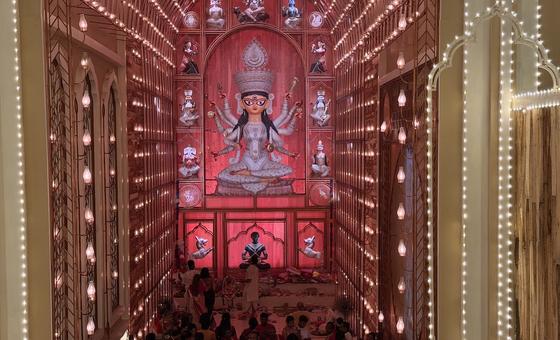 Durga Puja: festival hindú de gran convocatoria que integra devoción, arte y mensajes sociales