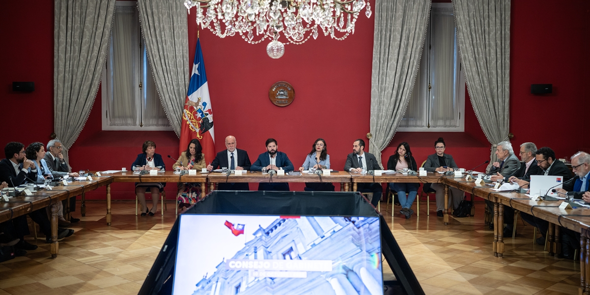 Presidente Gabriel Boric encabeza consejo de gabinete junto a ministras y ministros de Estado