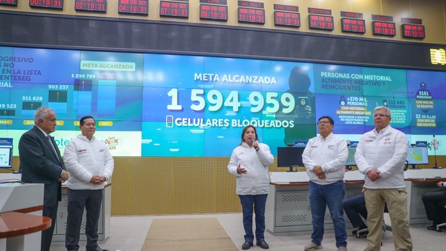Presidenta de Perú llama a la unidad para enfrentar la delincuencia y afirma que la lucha contra la criminalidad continúa