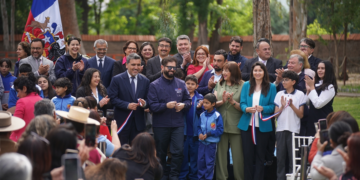 Presidente Boric inaugura Parque La Ermita en San Esteban; según el mandatario, el espacio promueve salud mental, encuentro, cohesión social y mayor seguridad.